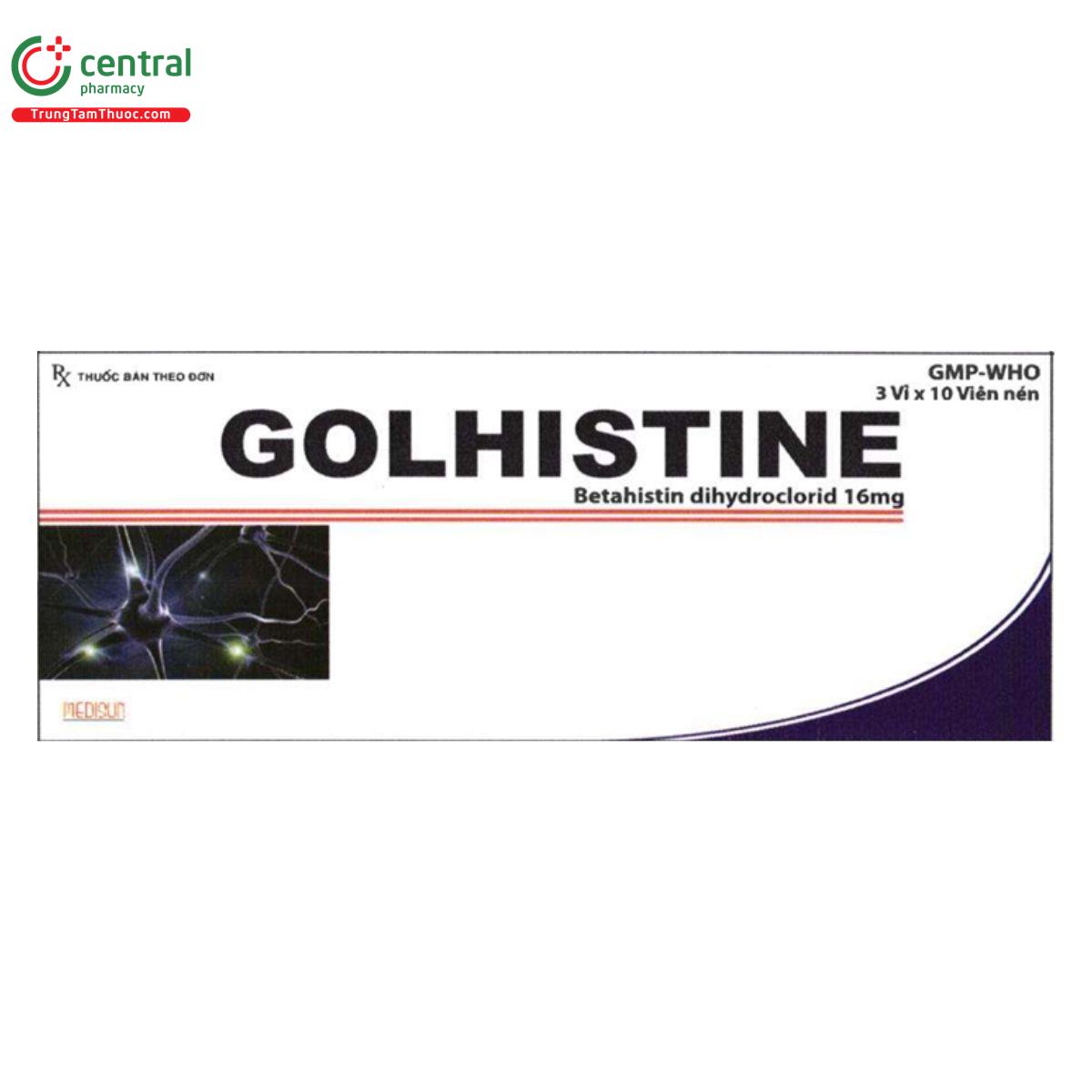 golhistine 16mg T8505 golhistine 16mg T8505