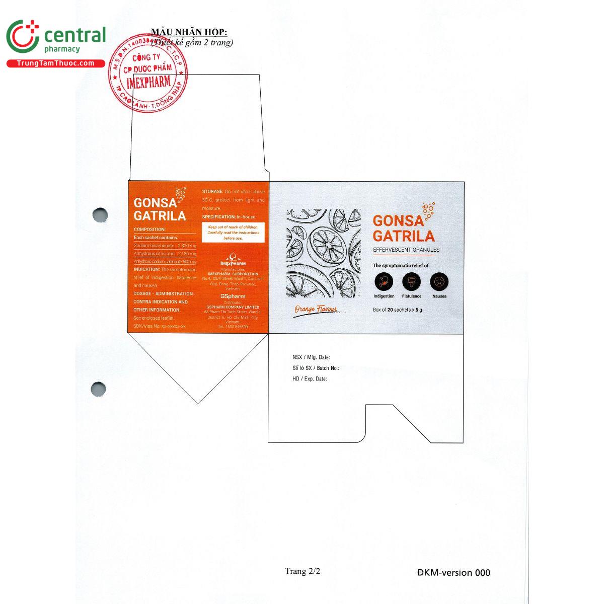 gonsa gatrila 2 Q6320 gonsa gatrila 2 Q6320