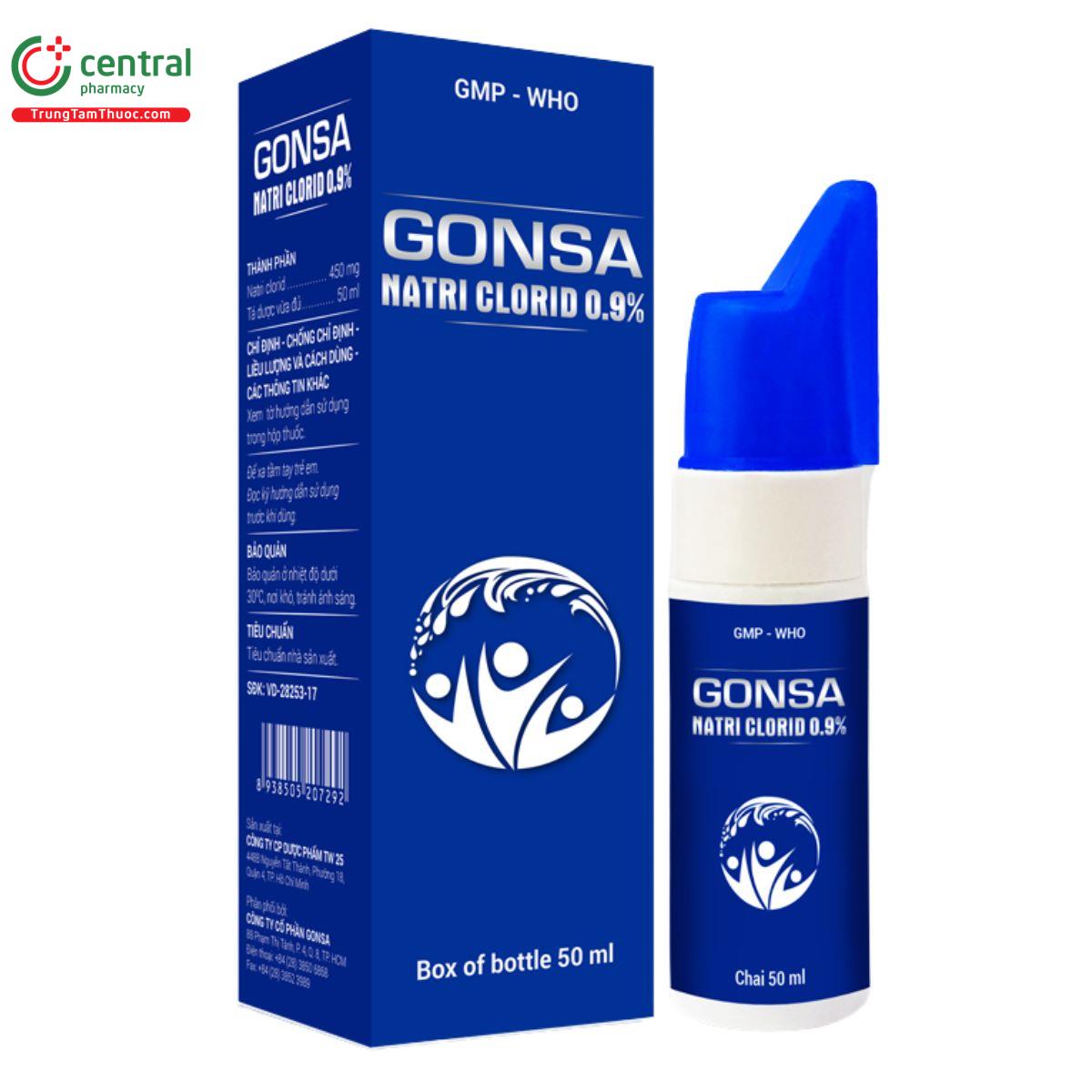 gonsa natri clorid C1463 gonsa natri clorid C1463