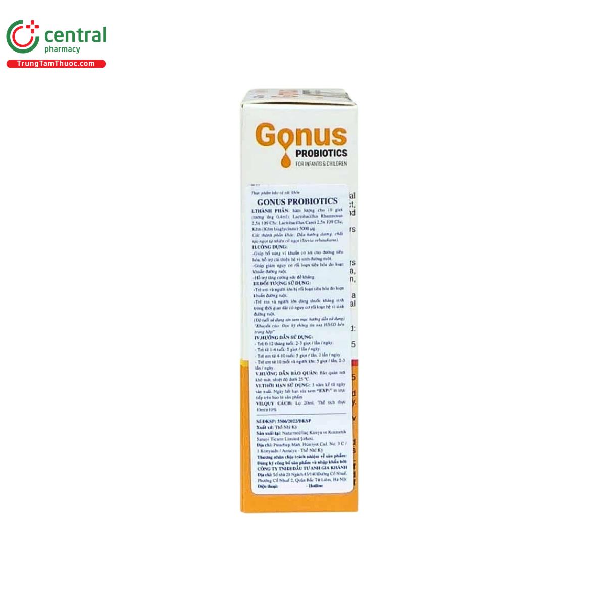 gonus probiotics 5 H3678