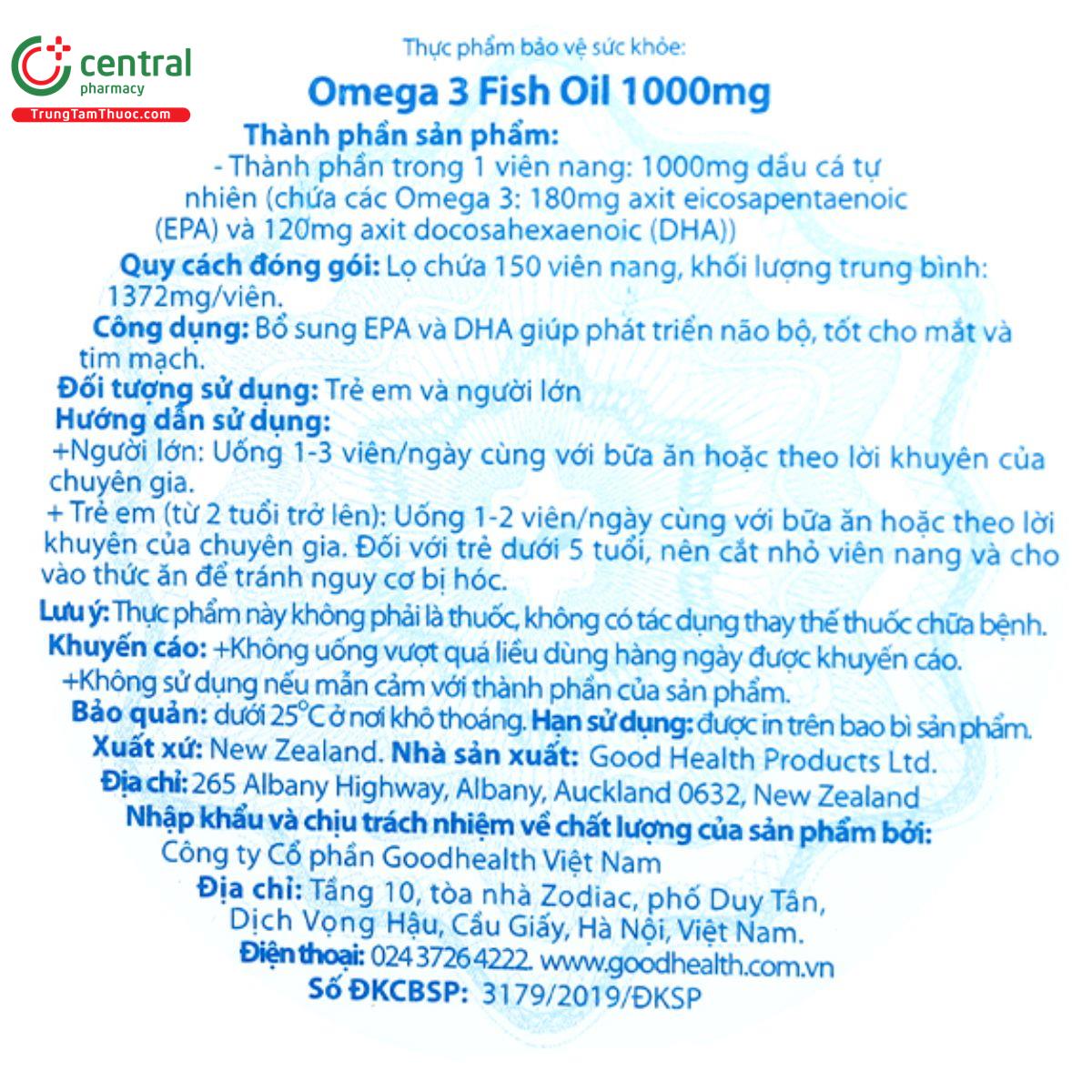 goodhealth omega 3 fish oil 1000mg 3 M4445