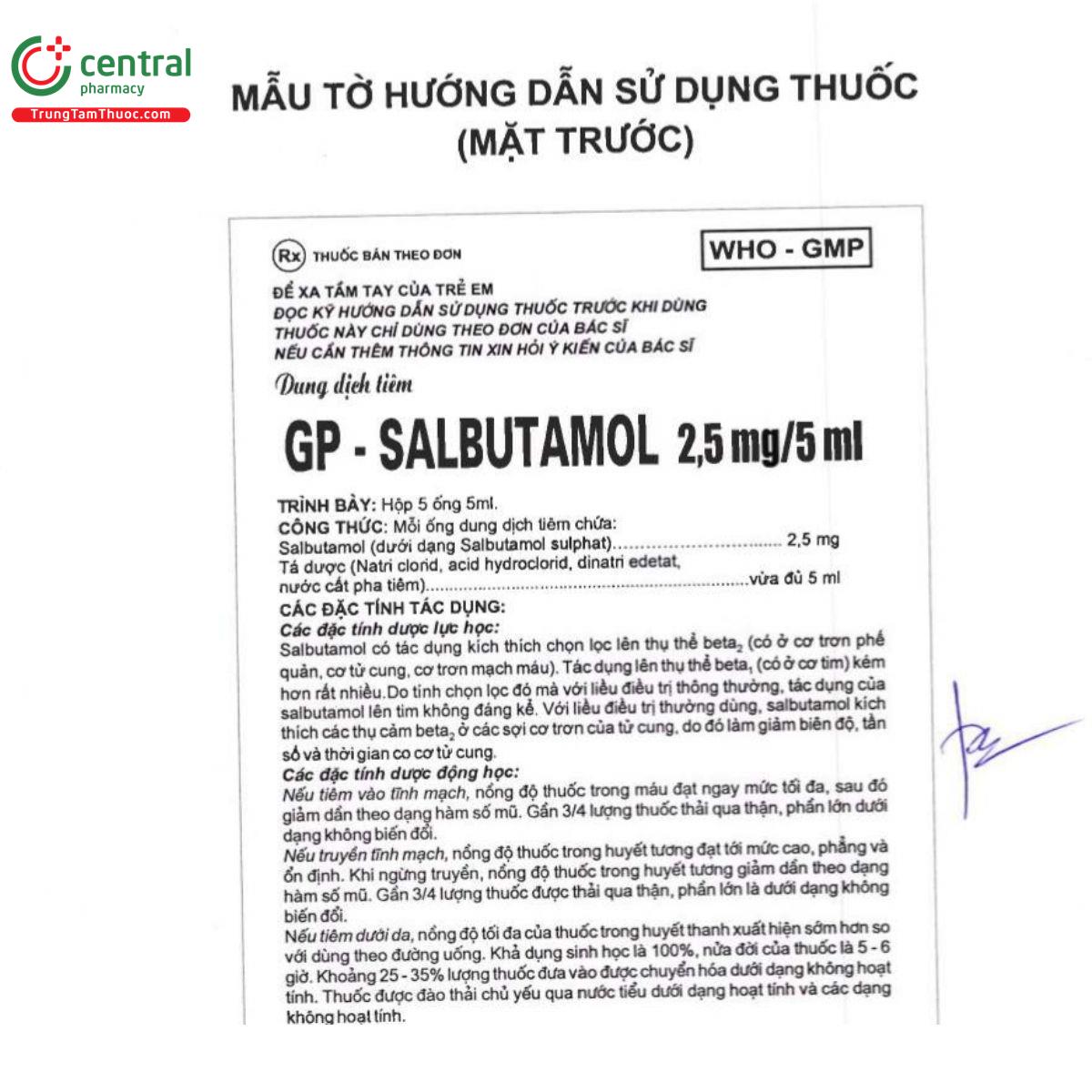 gp salbutamol 25mg5ml 4 G2850 gp salbutamol 25mg5ml 4 G2850