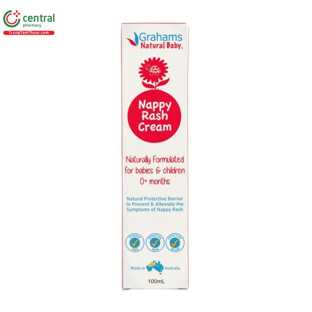grahams natural baby nappy rash cream 4 D1101 grahams natural baby nappy rash cream 4 D1101