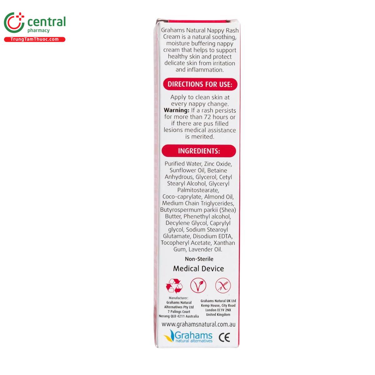 grahams natural baby nappy rash cream 5 C0024 grahams natural baby nappy rash cream 5 C0024