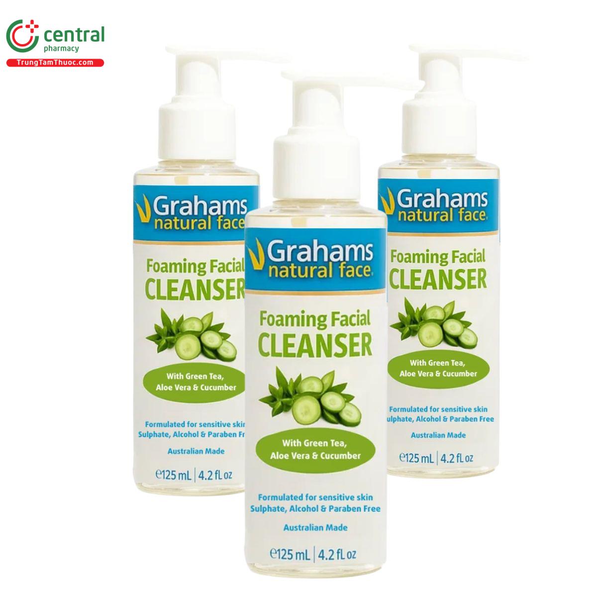 grahams natural face foaming facial cleanser 1 T7263 grahams natural face foaming facial cleanser 1 T7263