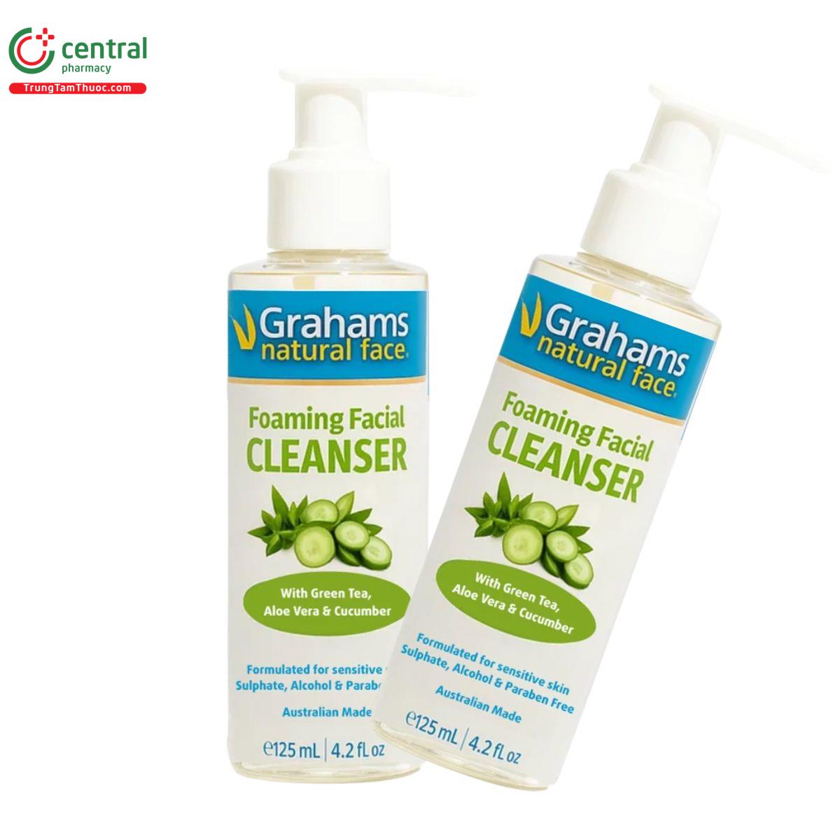 grahams natural face foaming facial cleanser 2 Q6781 grahams natural face foaming facial cleanser 2 Q6781
