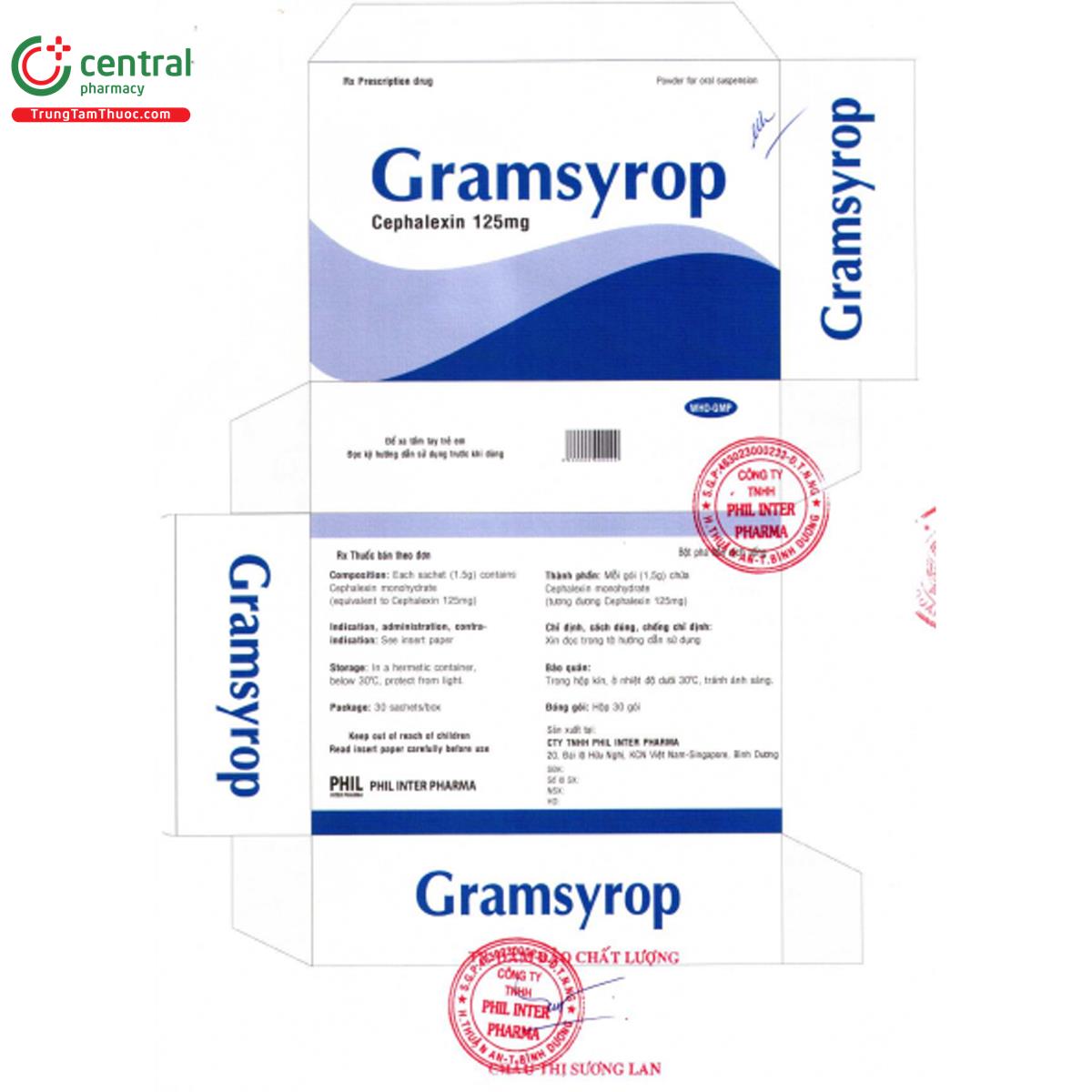 gramsyrop 125mg 3 P6647