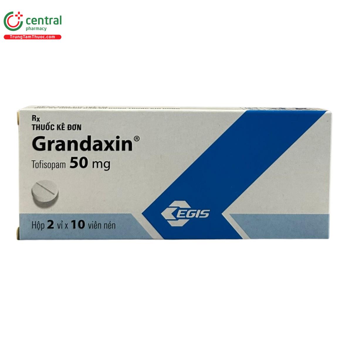 grandaxin 50mg 7 J3226