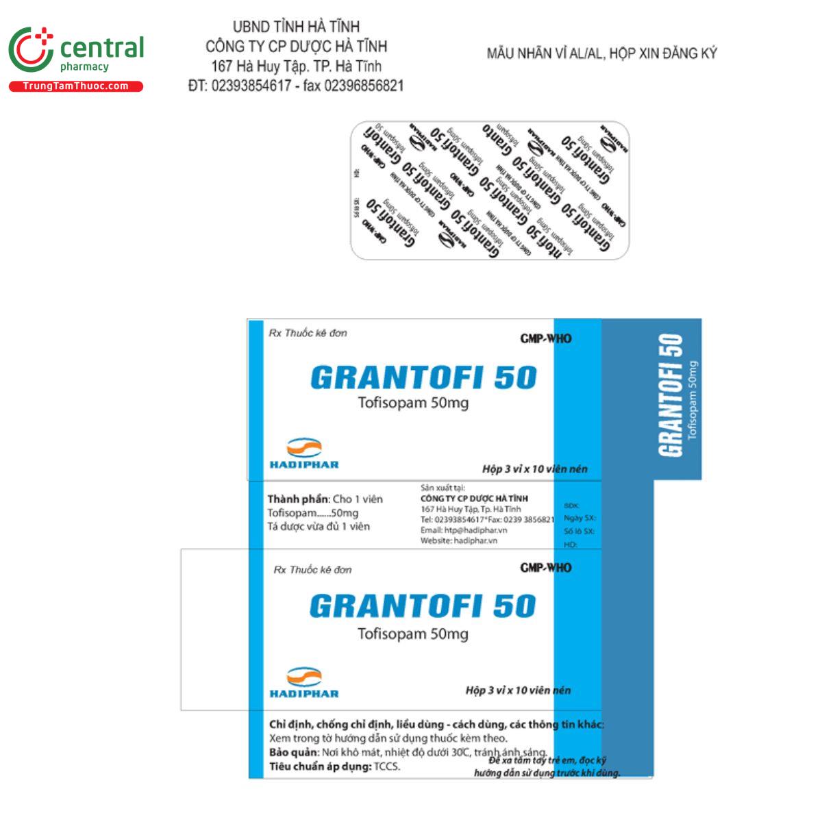grantofi 50mg 5 Q6416