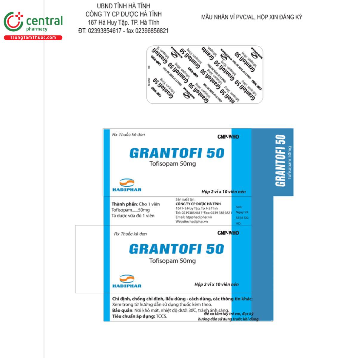 grantofi 50mg M5305
