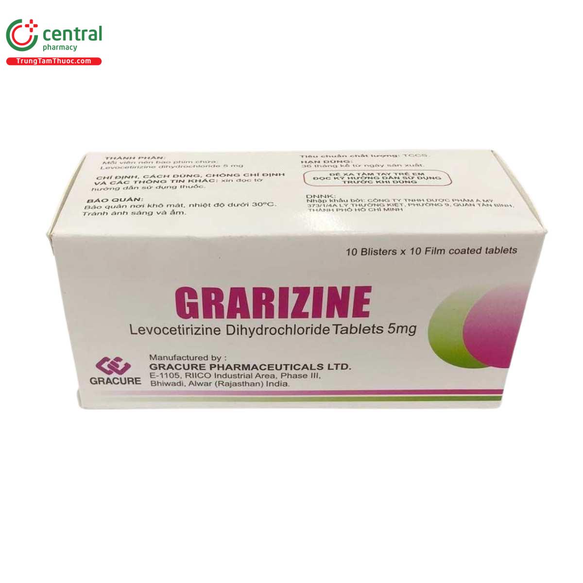 grarizine 5mg 4 K4050