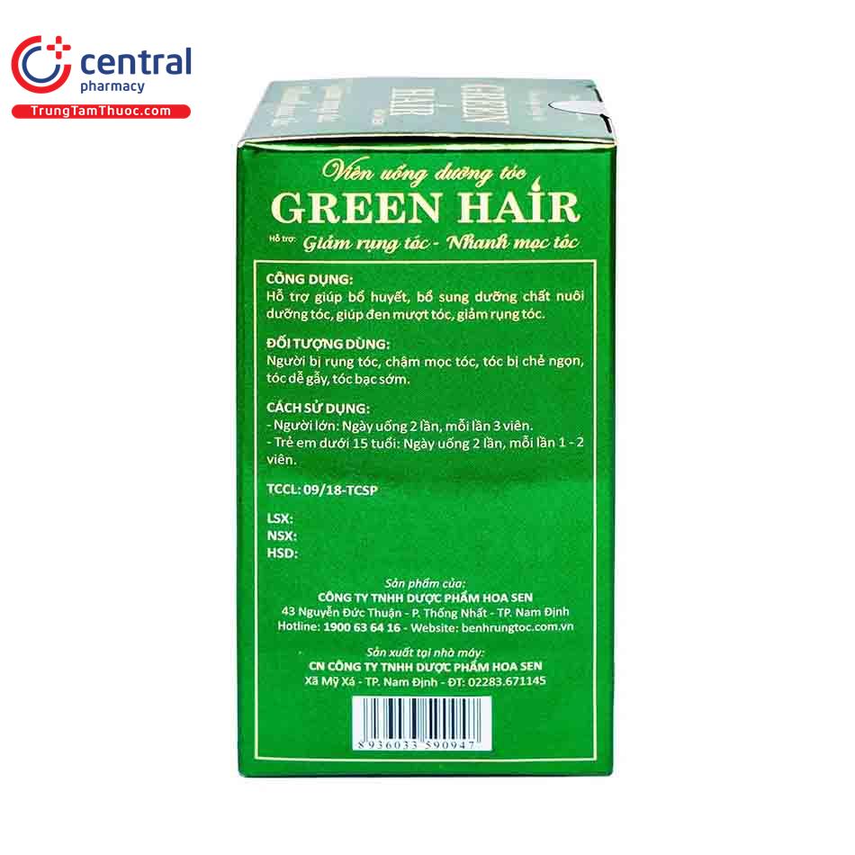 green hair 3 N5204