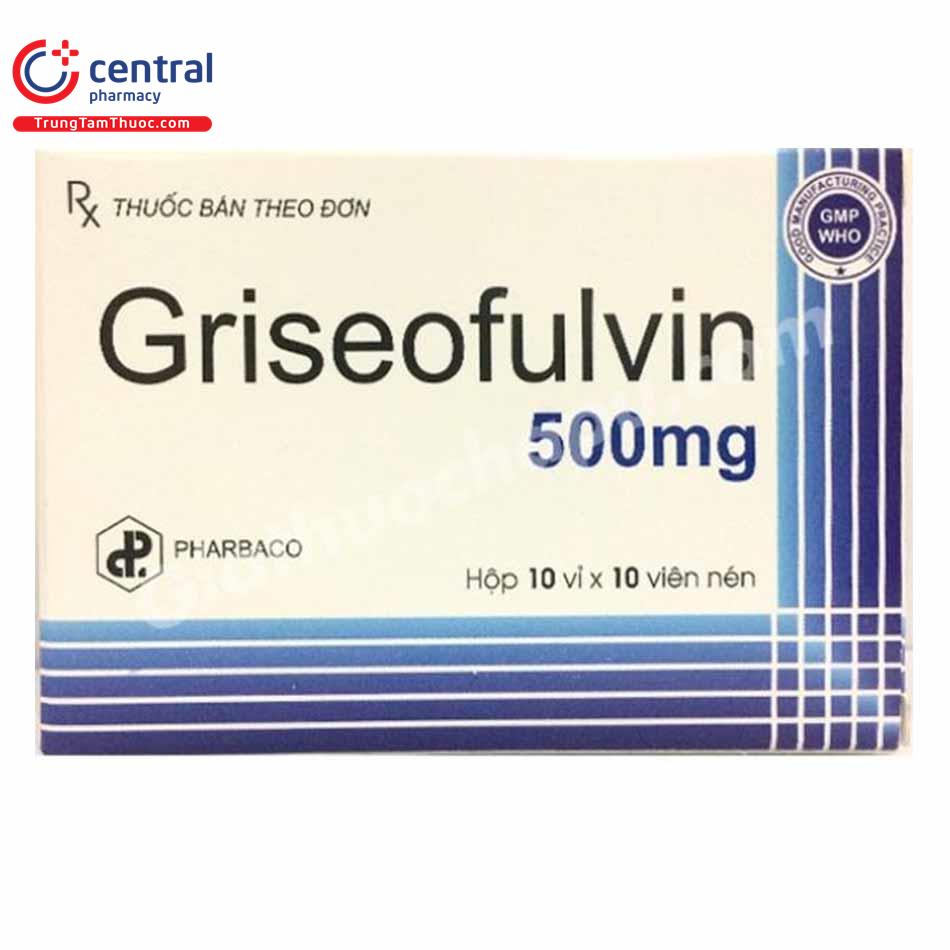 griseofulvin 500mg pharbaco 2 V8570