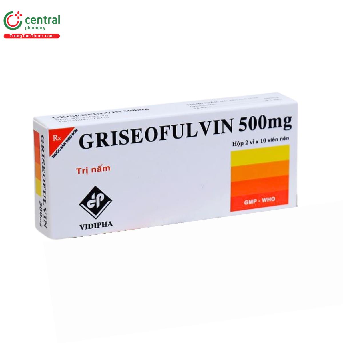 griseofulvin 500mg vidipha 2 C1814