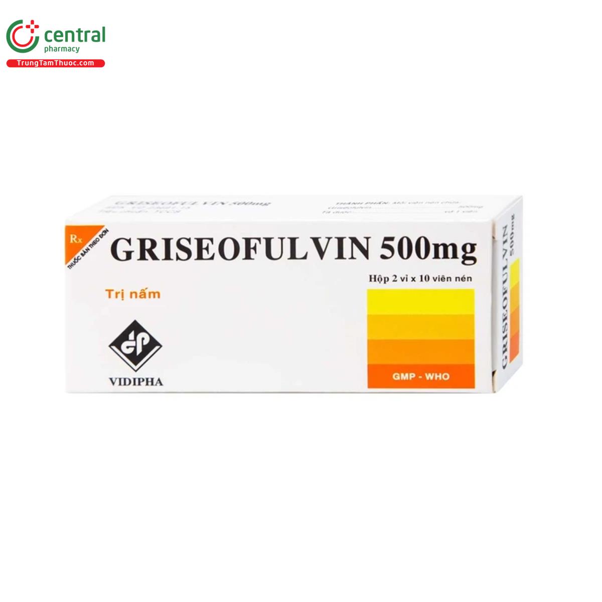 griseofulvin 500mg vidipha 3 L4112