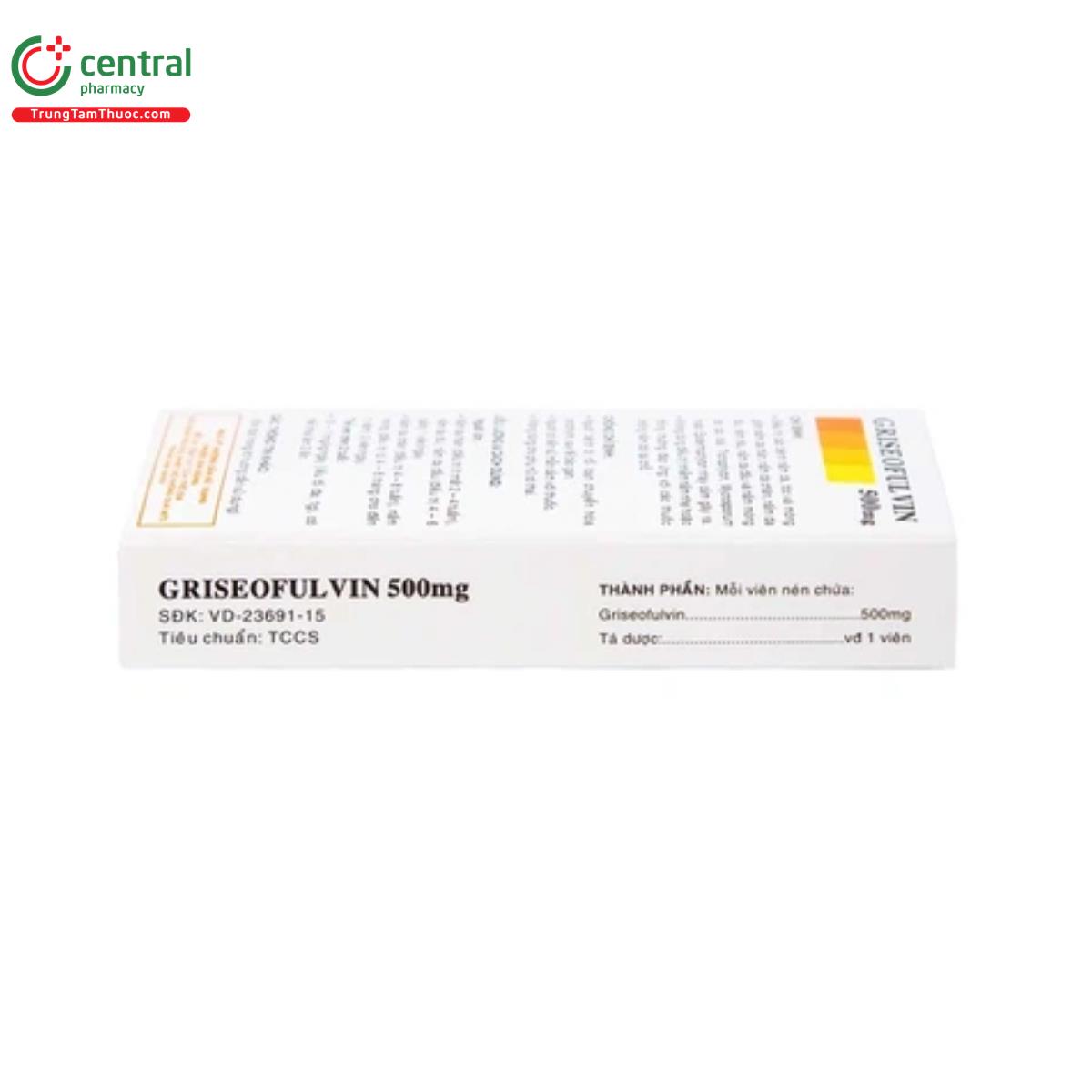 griseofulvin 500mg vidipha 6 U8001