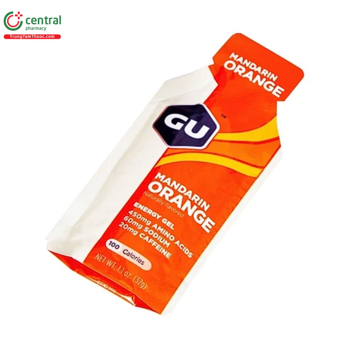 gu mandarin orange energy gel 3 Q6672