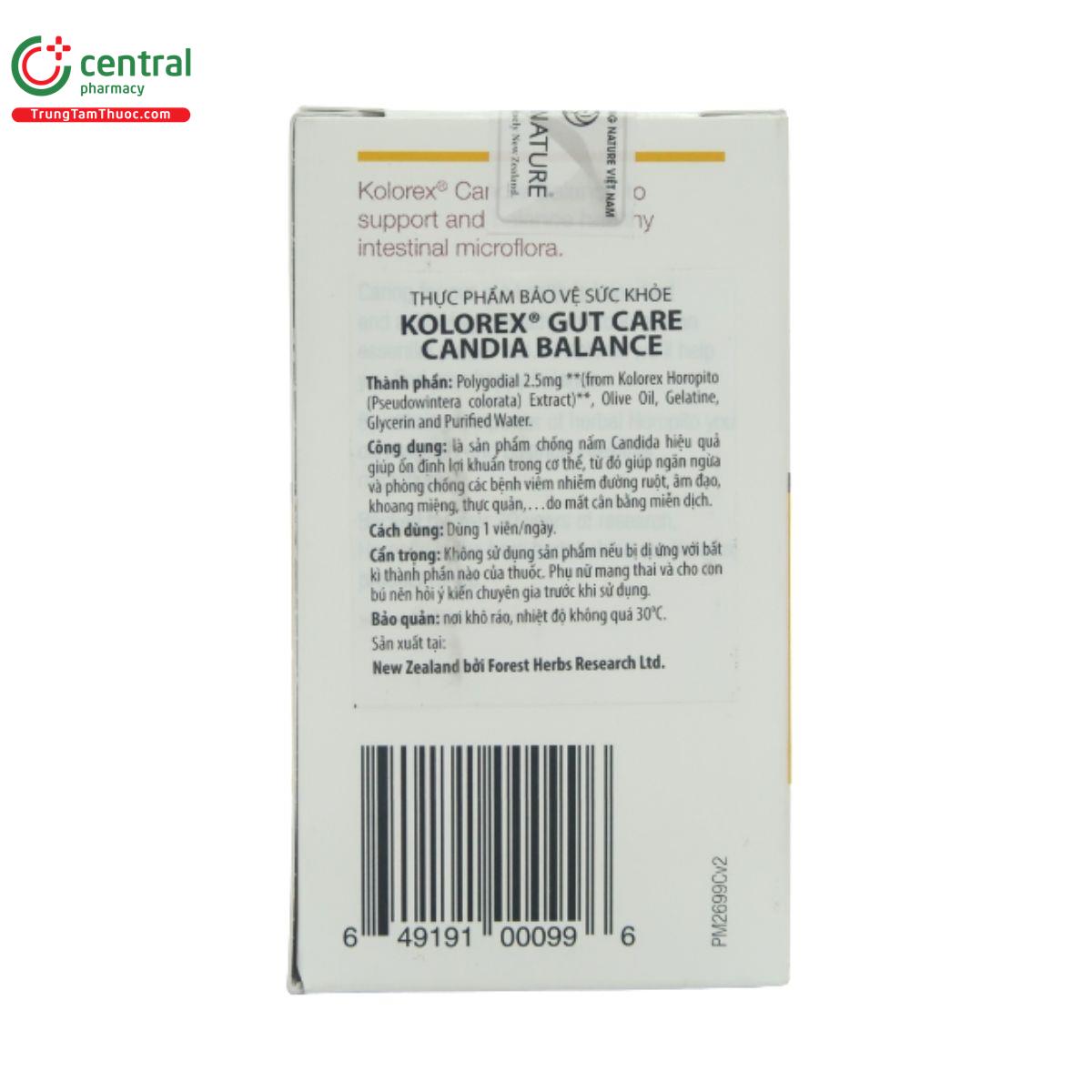 gut care candia balance kolorex 6 D1635