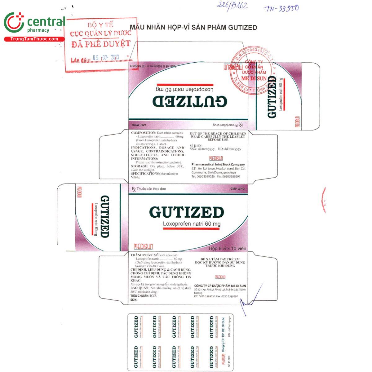 gutized 60mg 2 V8788 gutized 60mg 2 V8788
