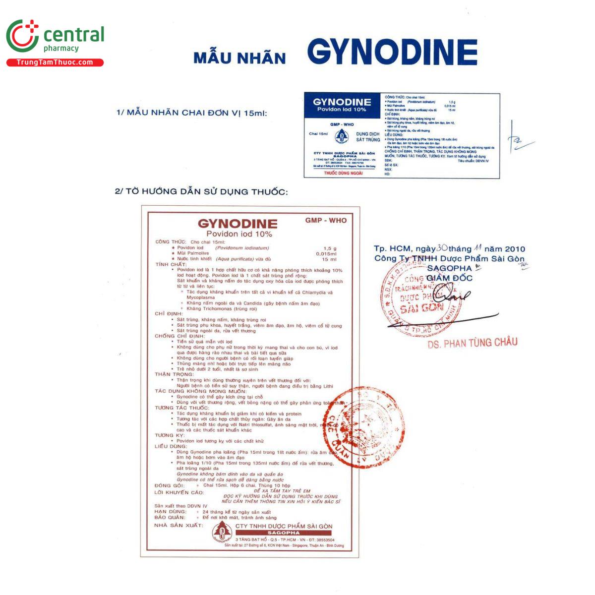 gynodine 1 B0326 gynodine 1 B0326