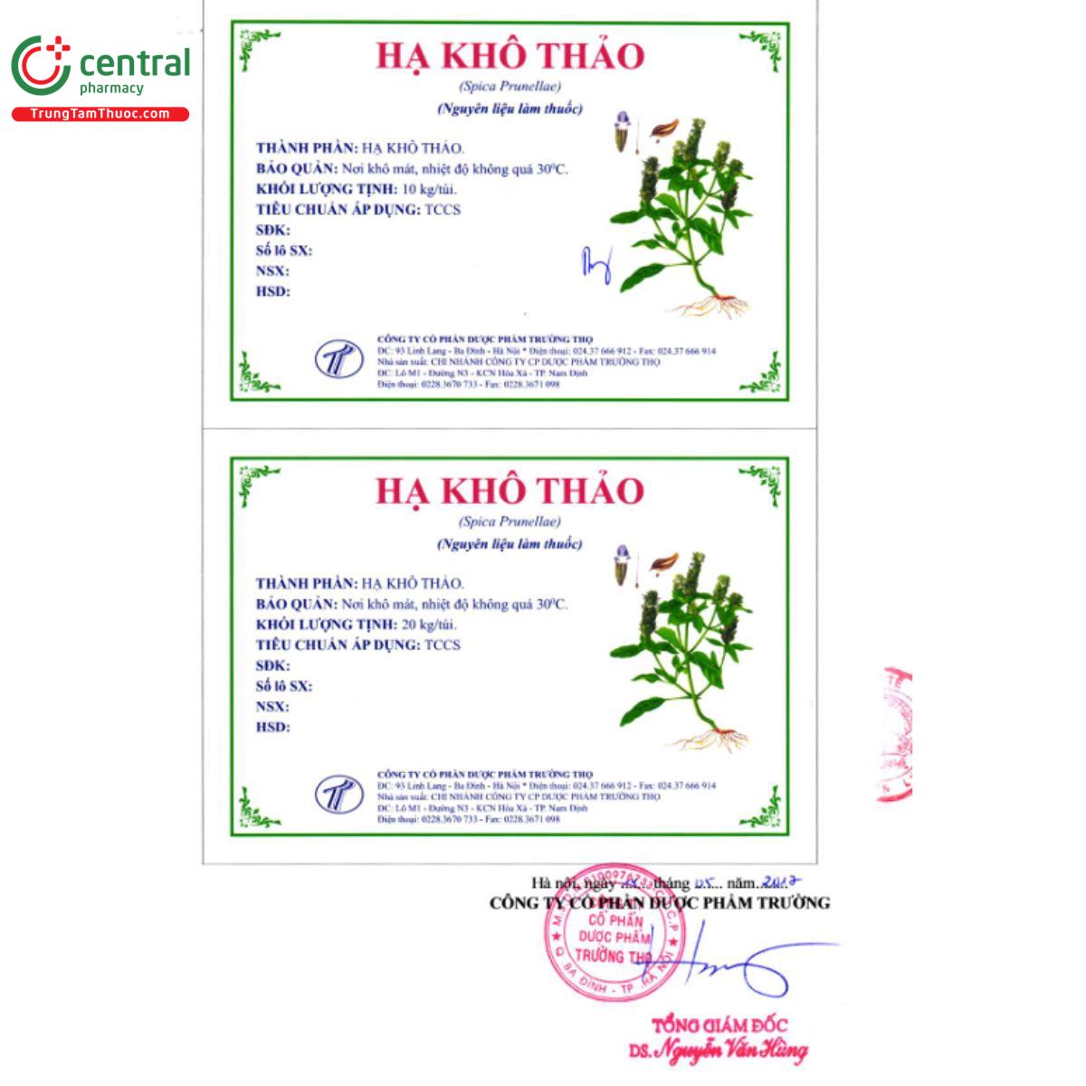 ha kho thao duoc pham truong tho 2 S7143 ha kho thao duoc pham truong tho 2 S7143