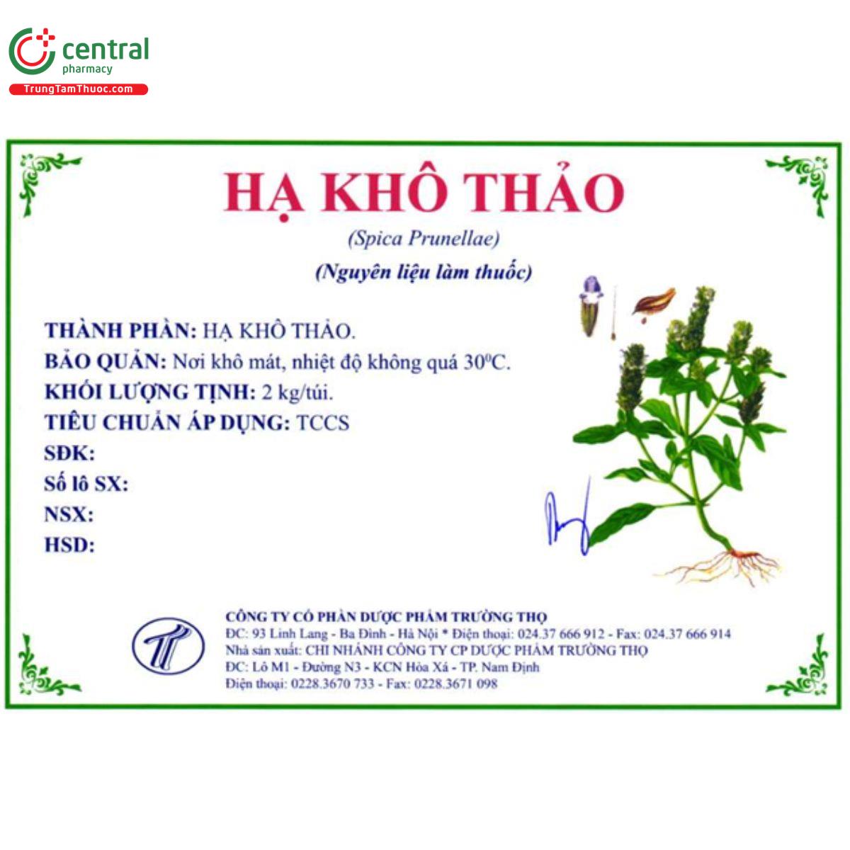 ha kho thao duoc pham truong tho 4 C0712 ha kho thao duoc pham truong tho 4 C0712