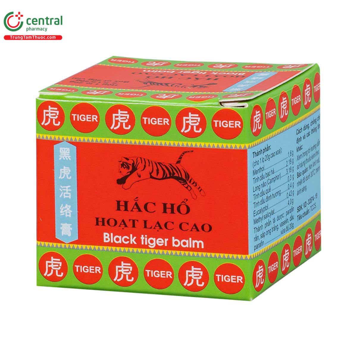 Thuốc Hắc Hổ Hoạt Lạc Cao - Giảm đau nhức xương khớp, nghẹt mũi