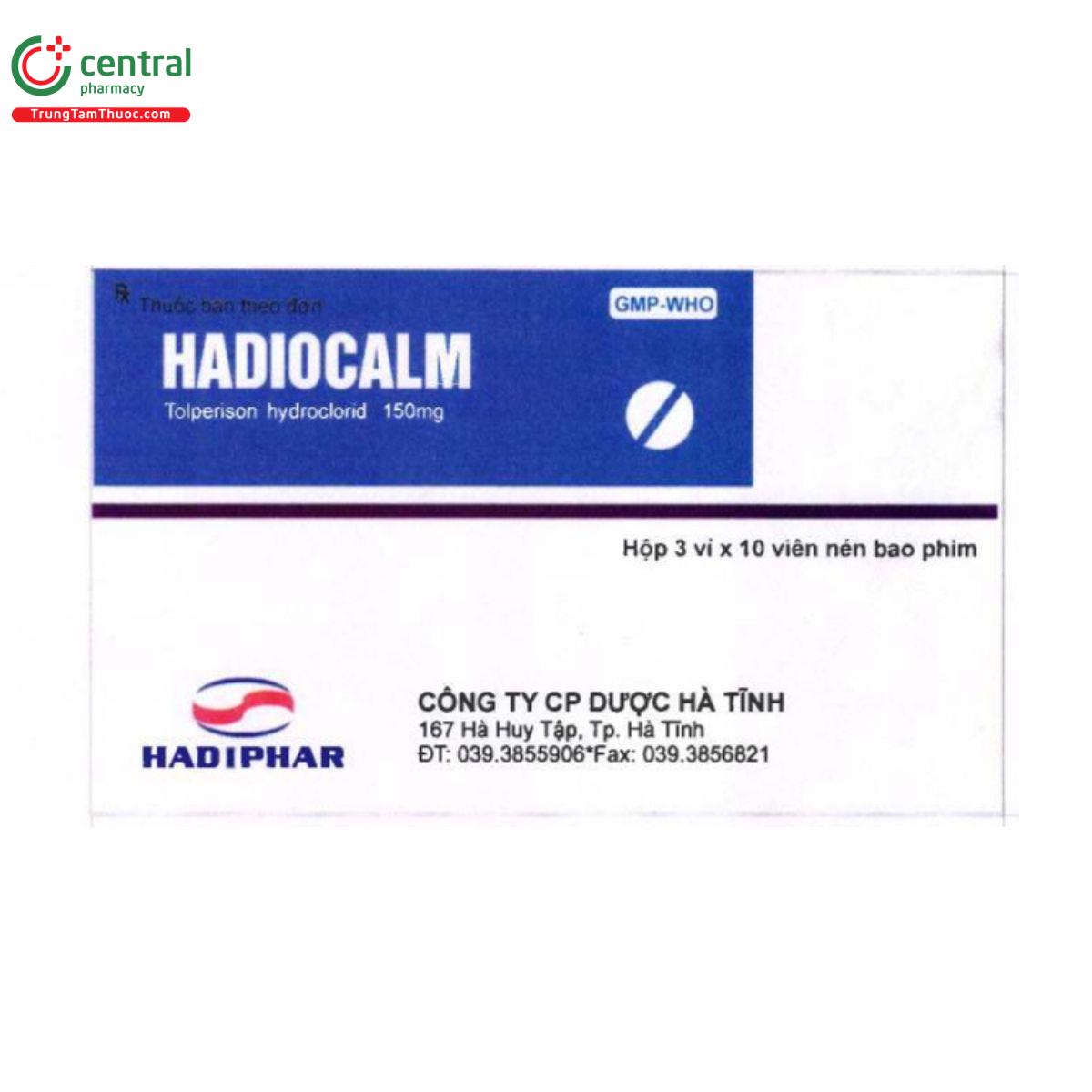 hadiocalm 150mg 1 K4725 hadiocalm 150mg 1 K4725