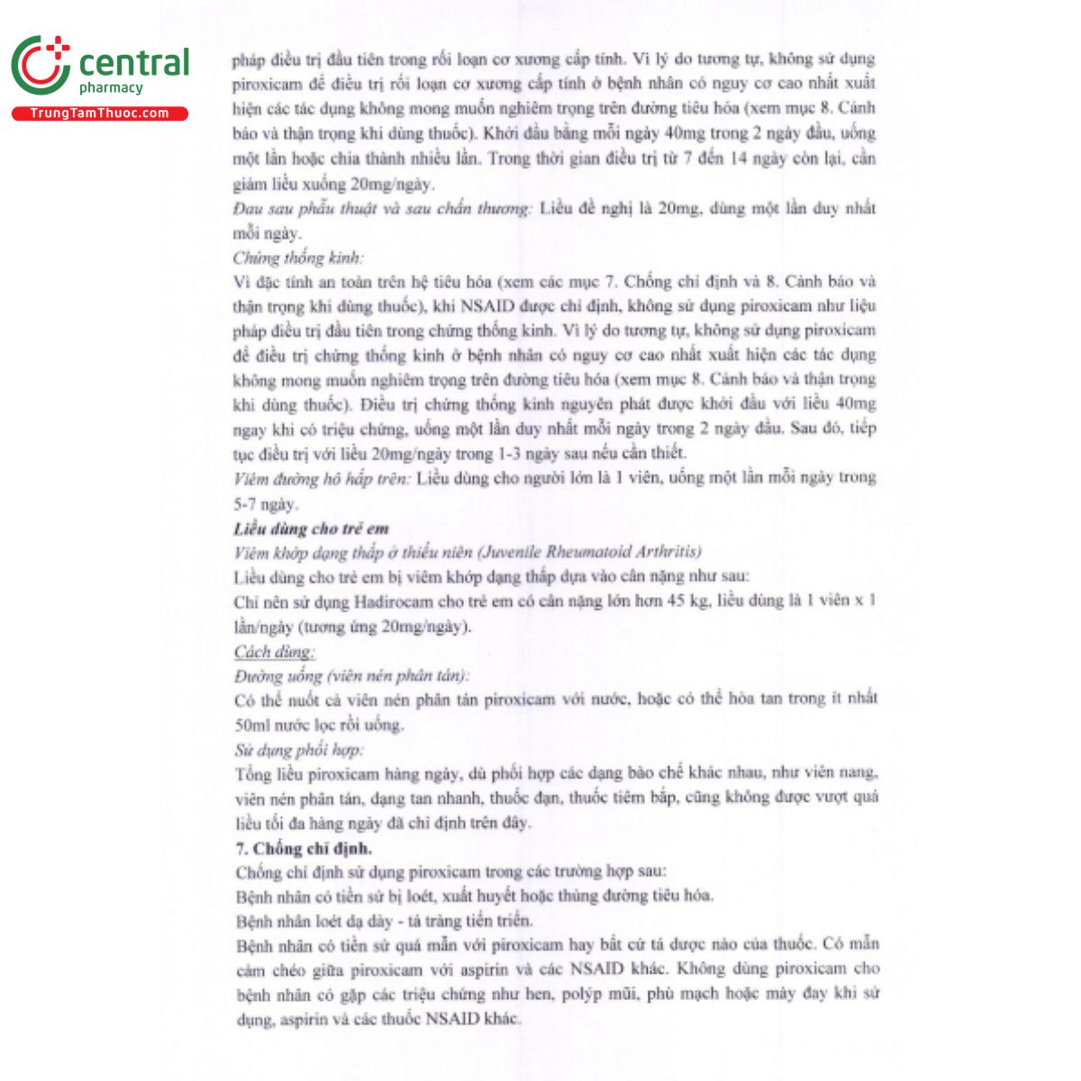 hadirocam 20mg 4 P6434