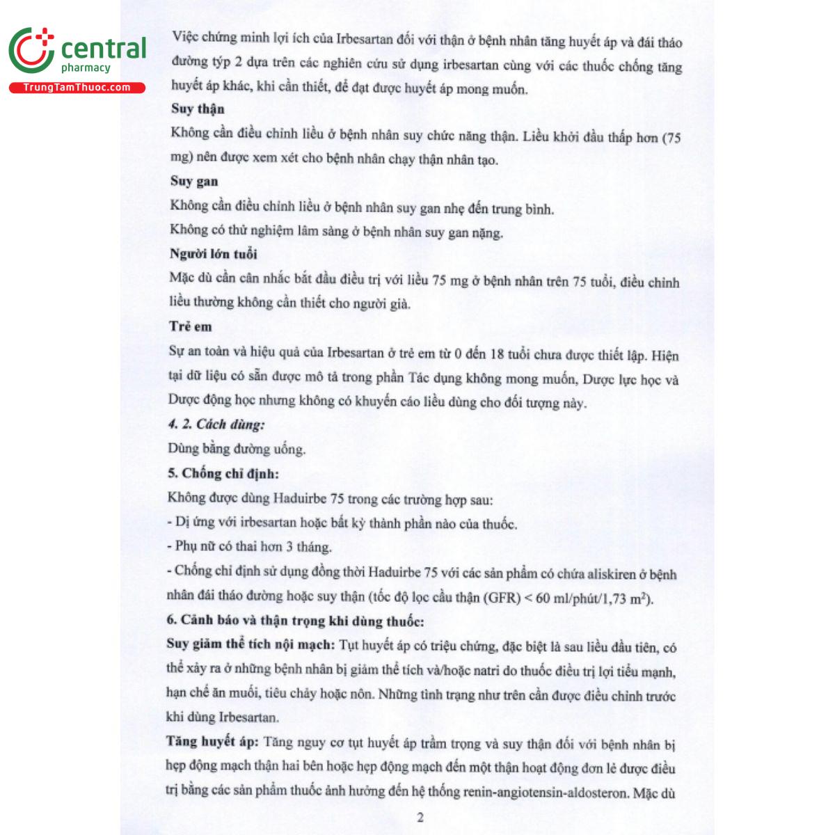 haduirbe 75mg 5 R7057