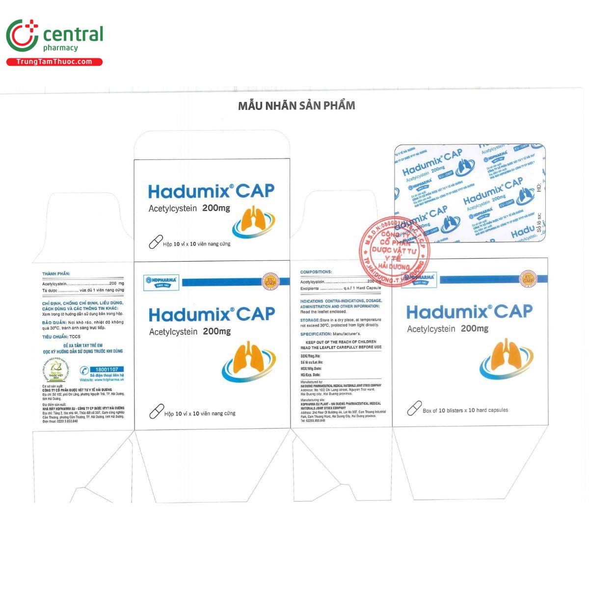 hadumix cap 200mg 2 L4412