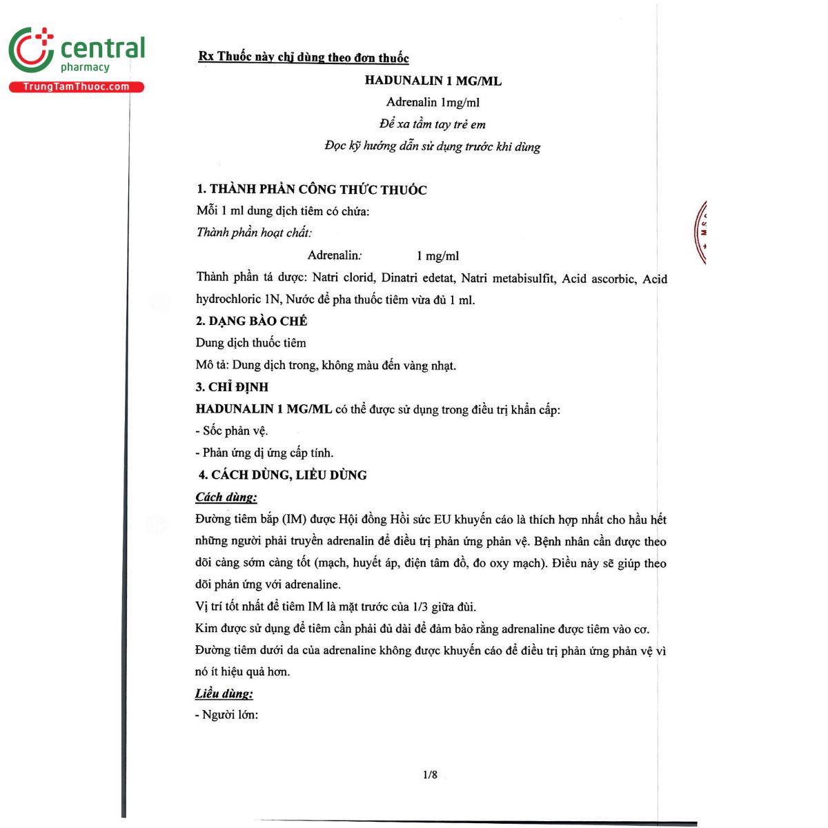 hadunalin 1mg ml 4 R6205 hadunalin 1mg ml 4 R6205