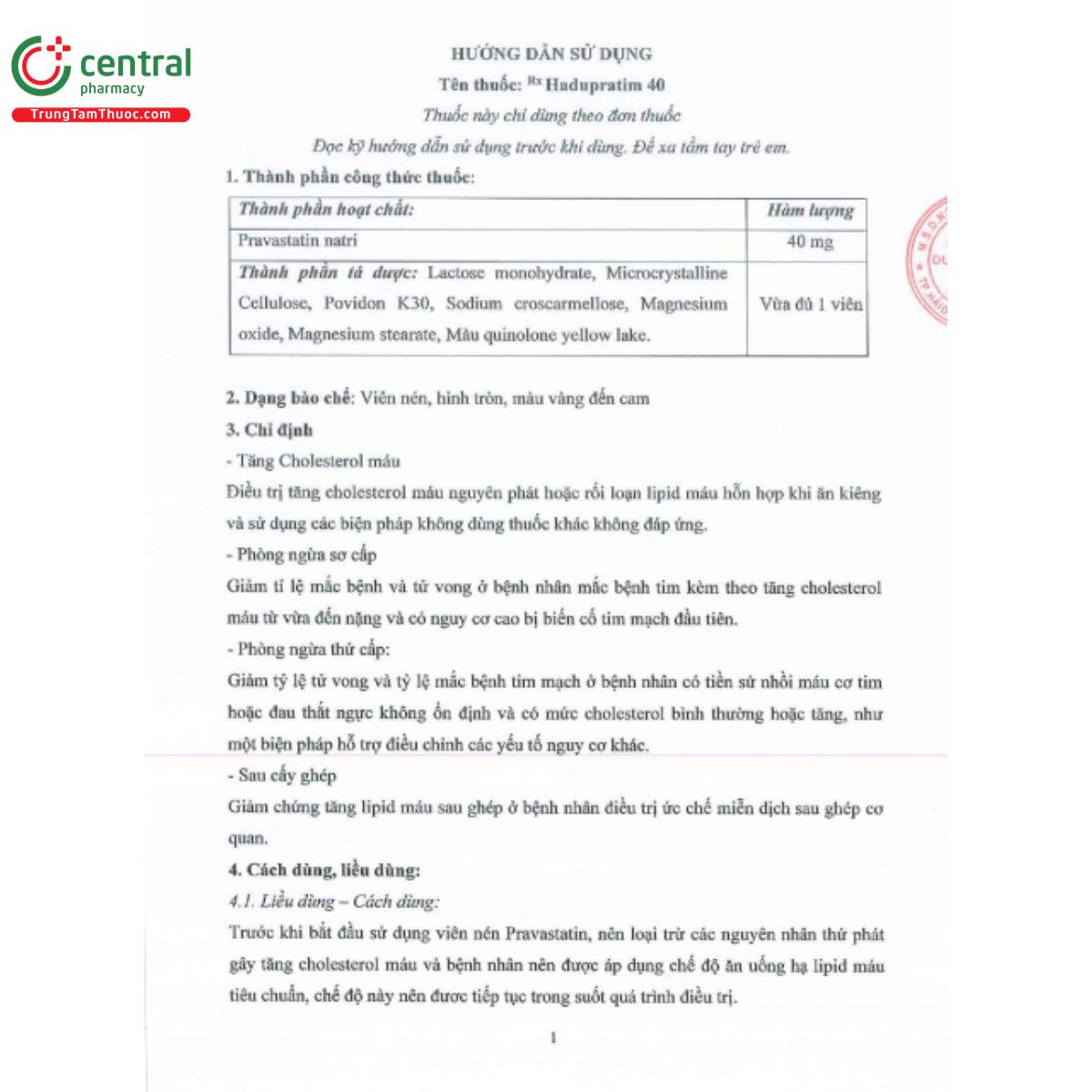 hadupratim 40mg 3 Q6130