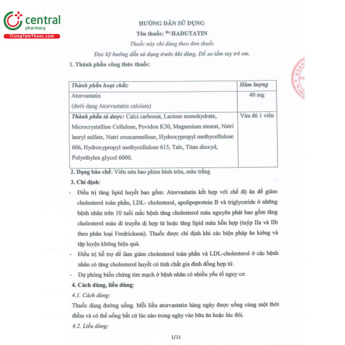 hadutatin 40mg 4 R7808