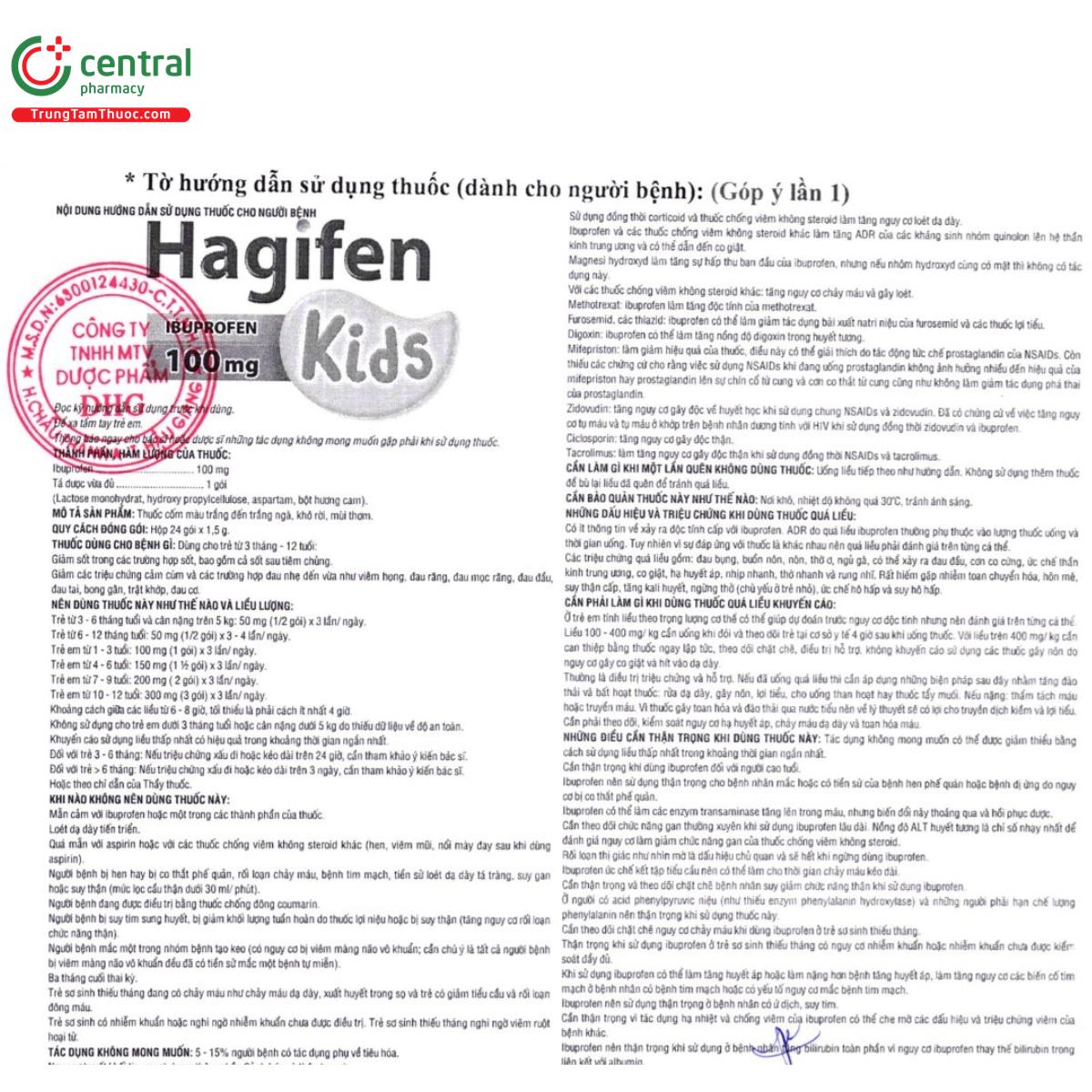 hagifen kids 8 J4580