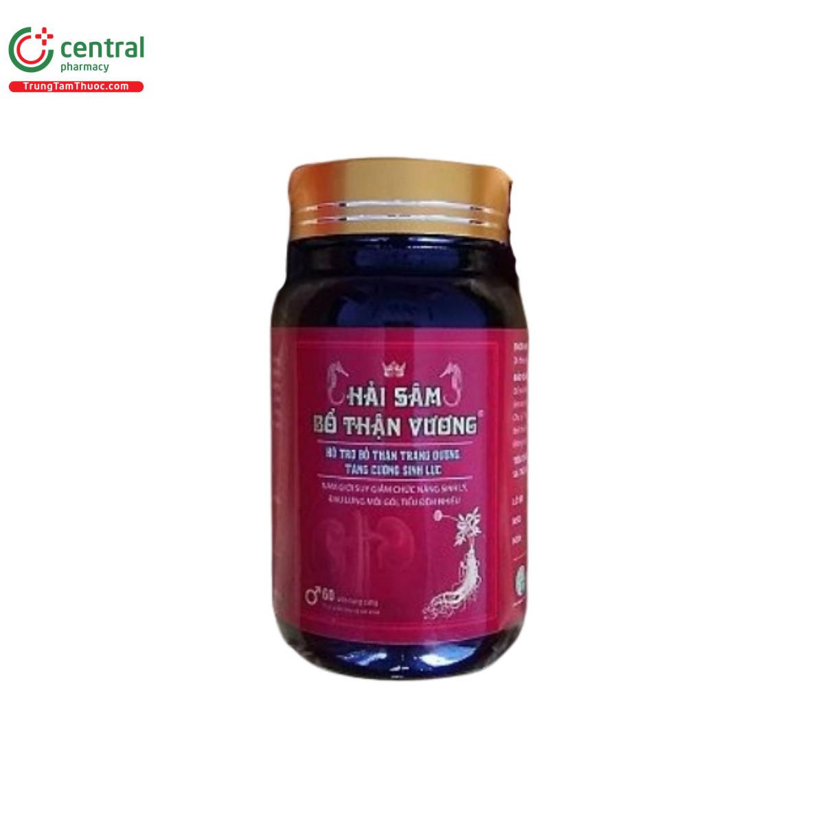 HẢI SÂM BỔ THẬN VƯƠNG HỘP SẢN PHẨM CHÍNH HÃNG MÀU ĐỎ VÀ TRẮNG NỔI BẬT