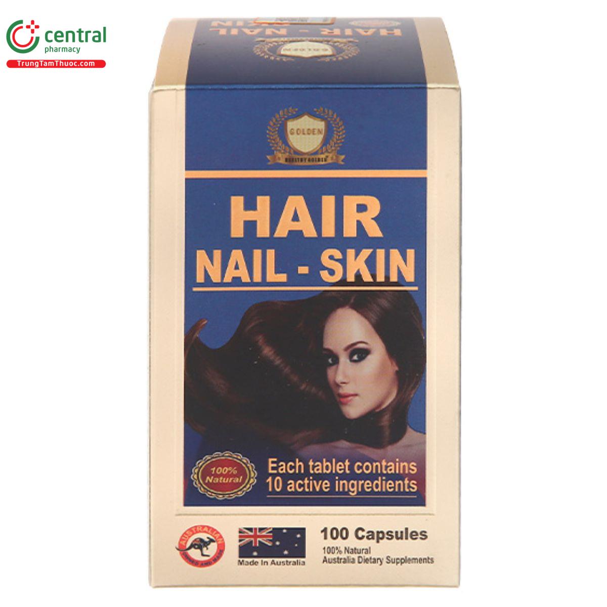 hair nail skin healthy golden 8 B0827