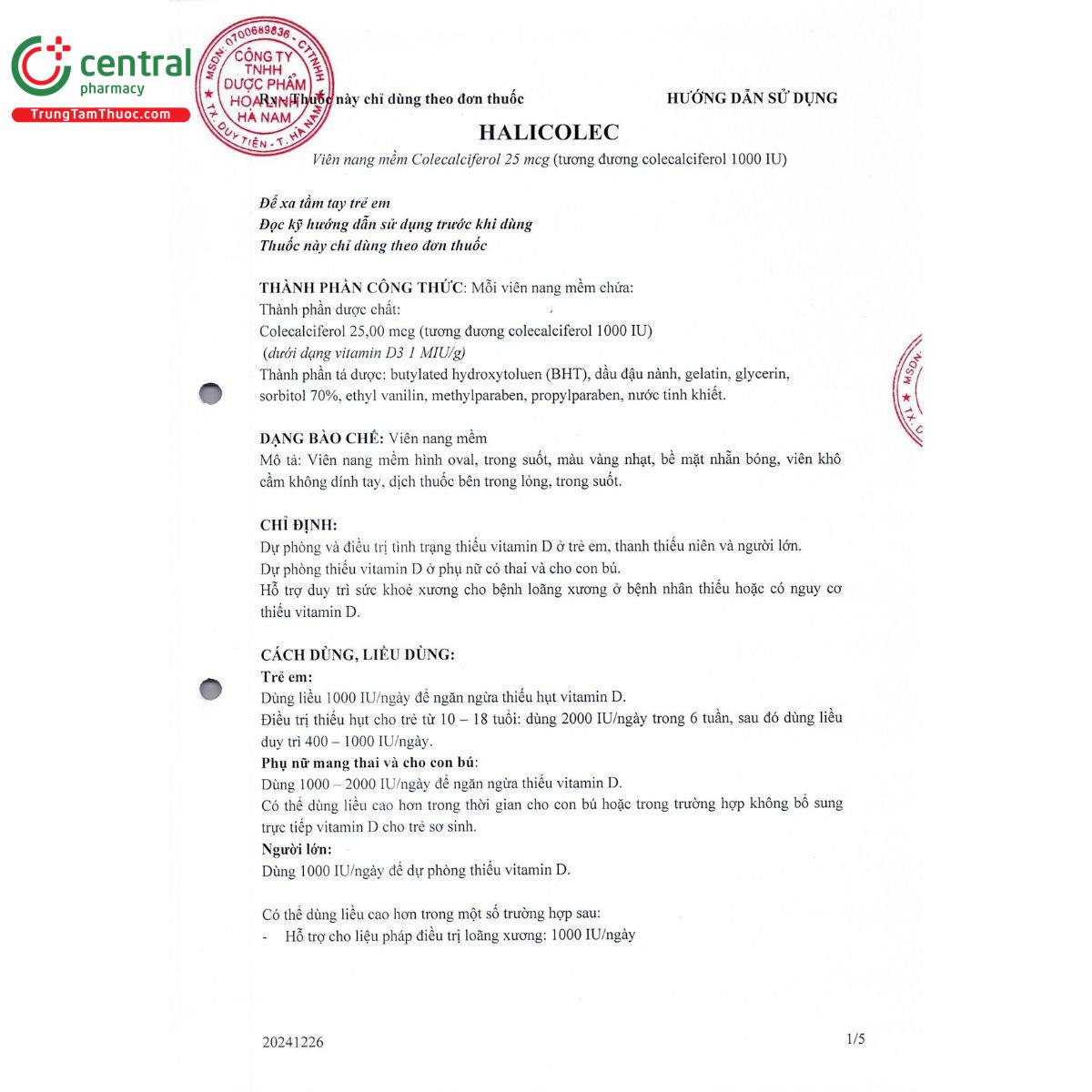 halicolec 5 A0577 halicolec 5 A0577