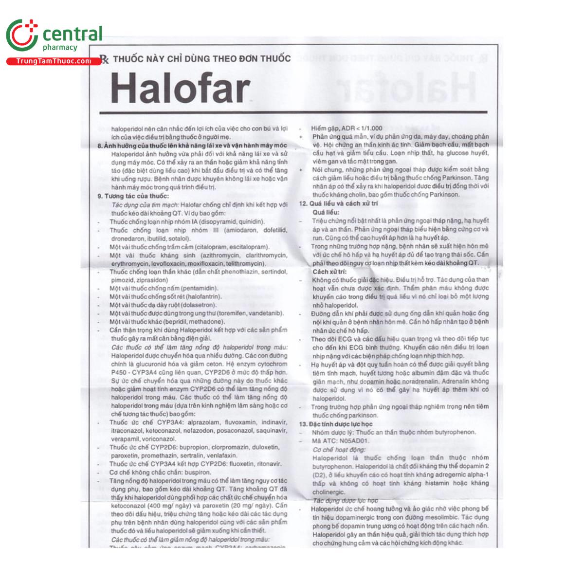 halofar 2mg 9 N5653