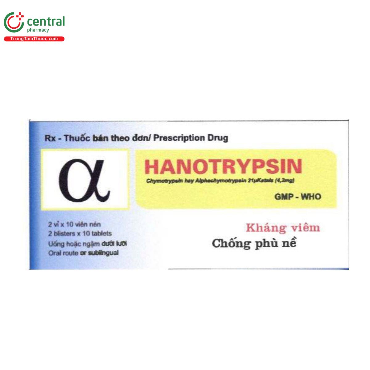 hanotrypsin 42mg 1 T7618 hanotrypsin 42mg 1 T7618