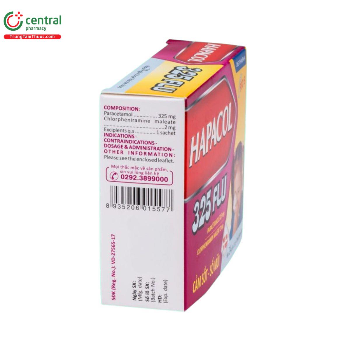 hapacol 325 flu 5 H2114 hapacol 325 flu 5 H2114