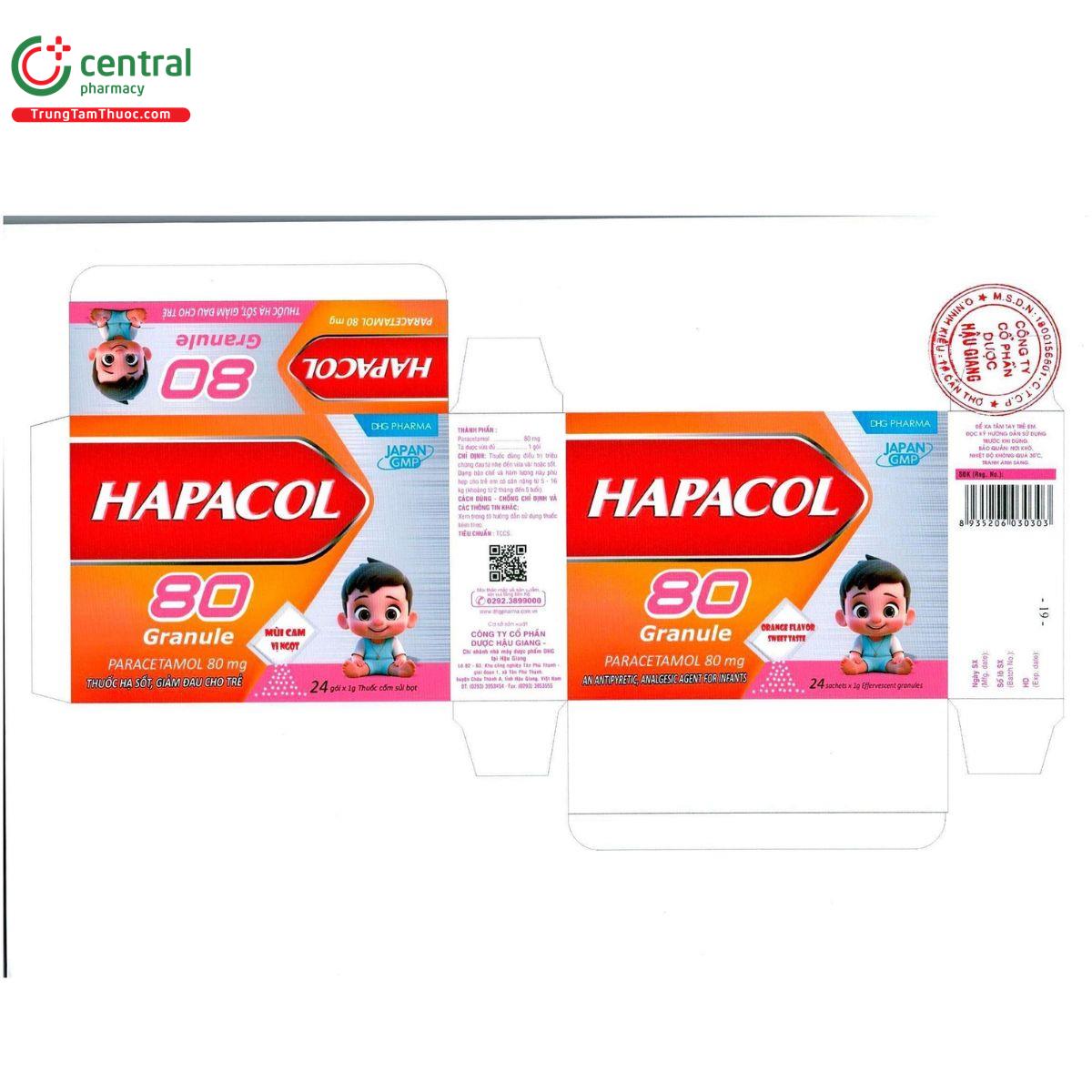 hapacol 80 granule 2 U8038