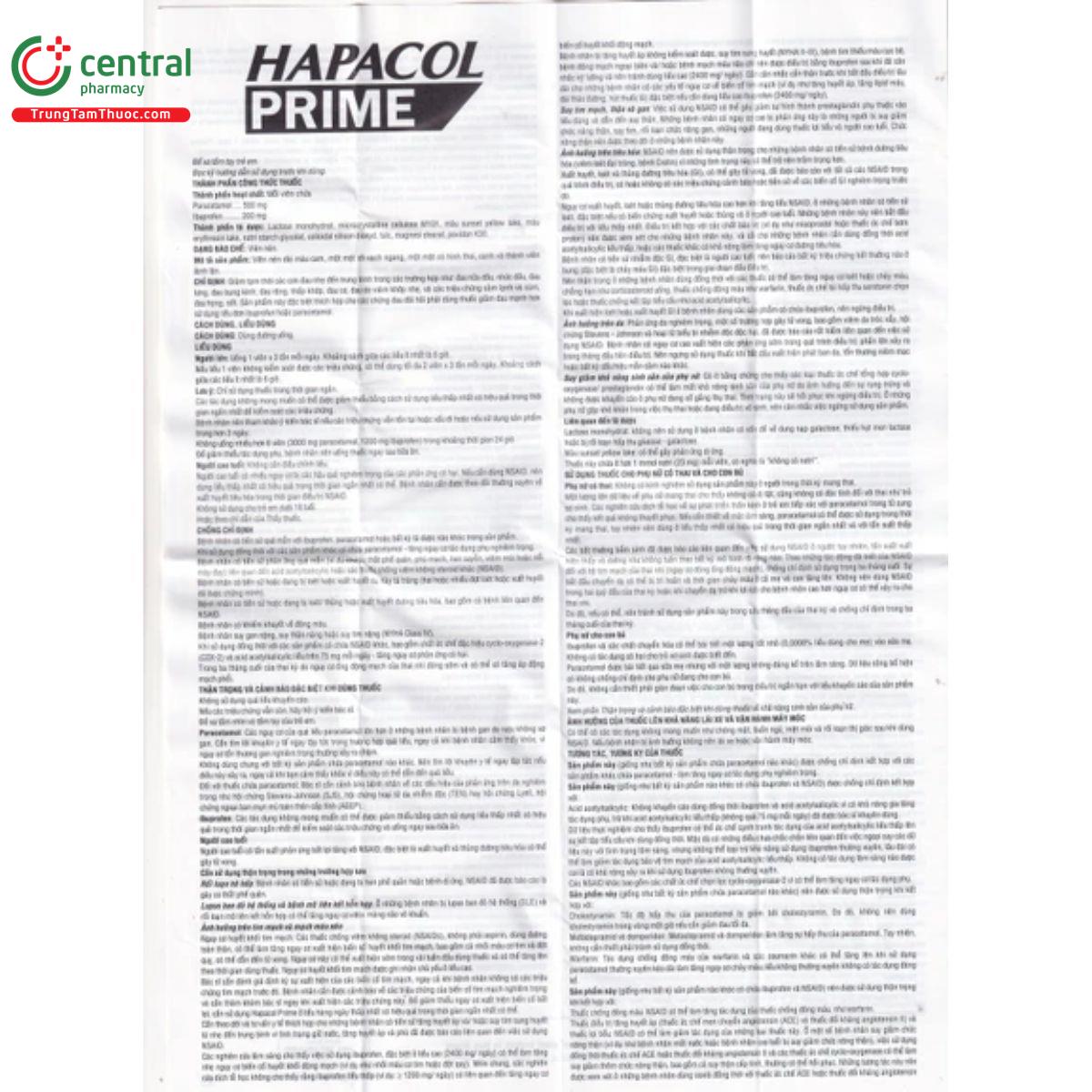 hapacol prime 12 B0750 hapacol prime 12 B0750
