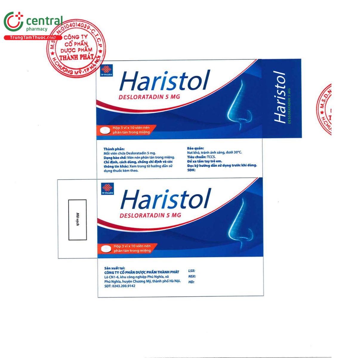 haristol 5mg O5778