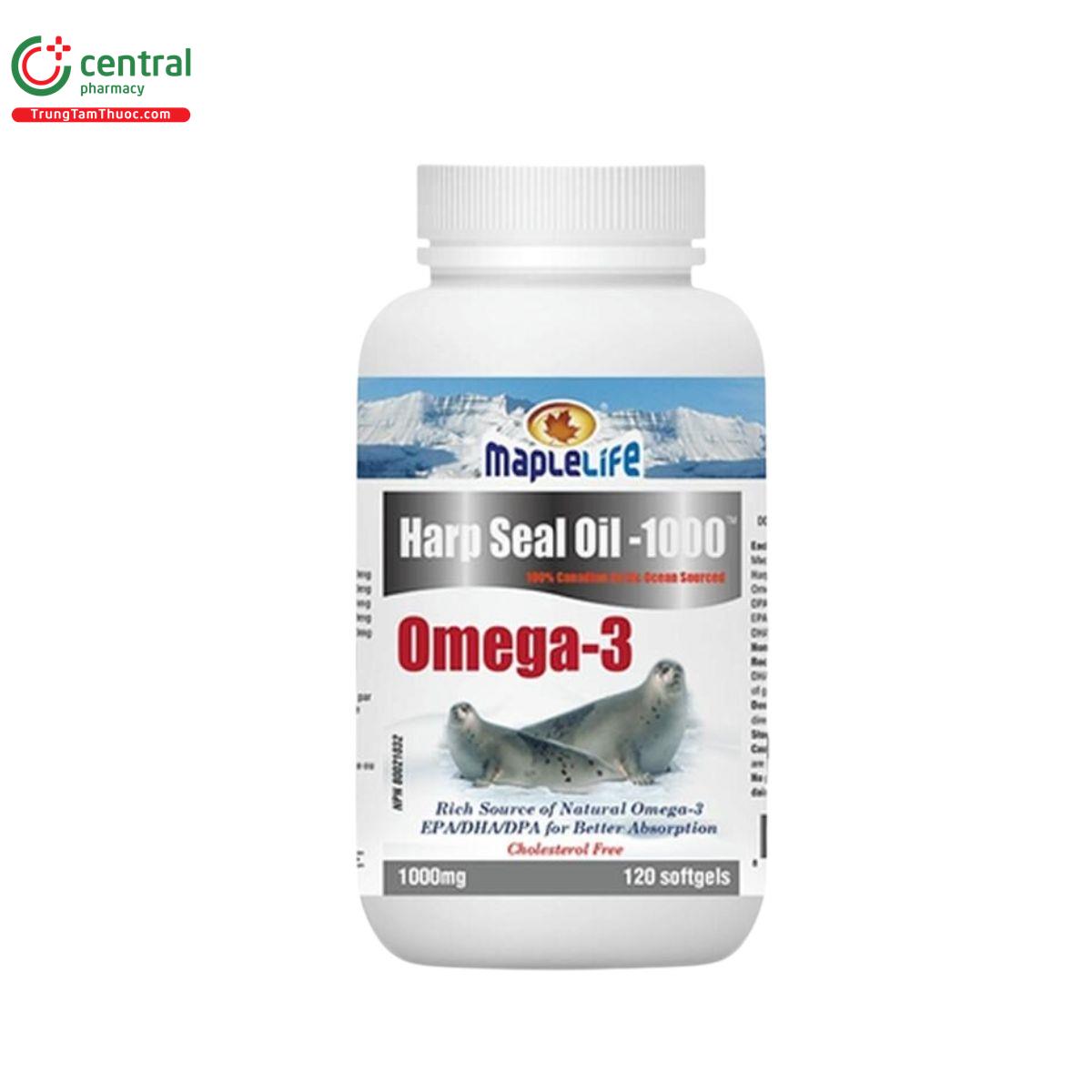 harp seal oil 1000mg maplelife 1 H2683 harp seal oil 1000mg maplelife 1 H2683