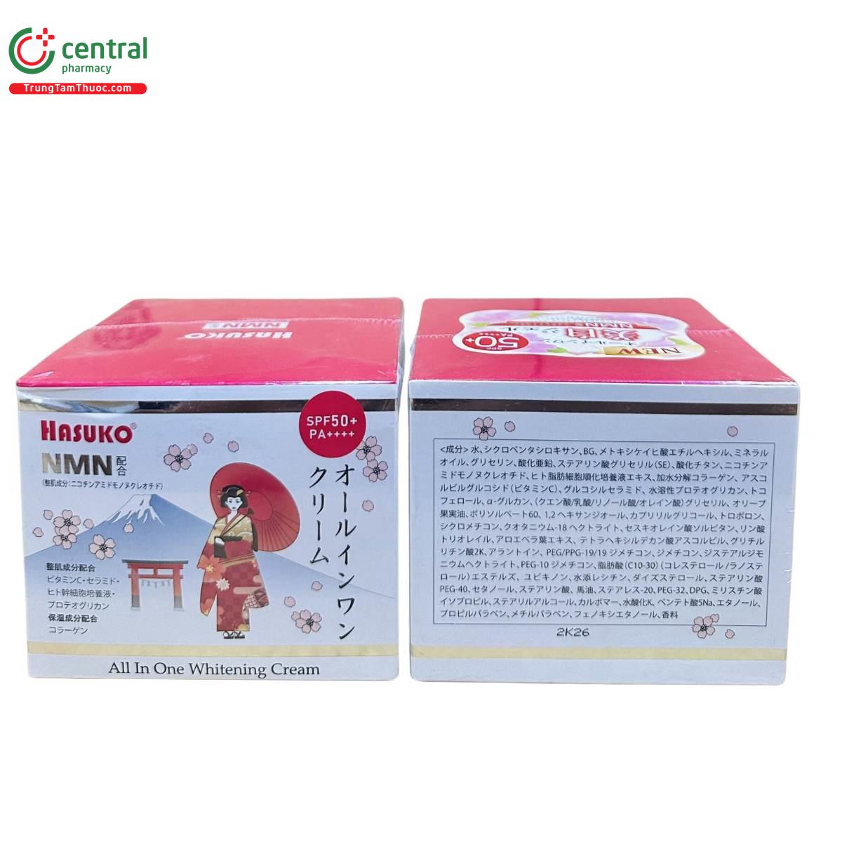 hasuko all in one whitening cream 280g 6 P6515