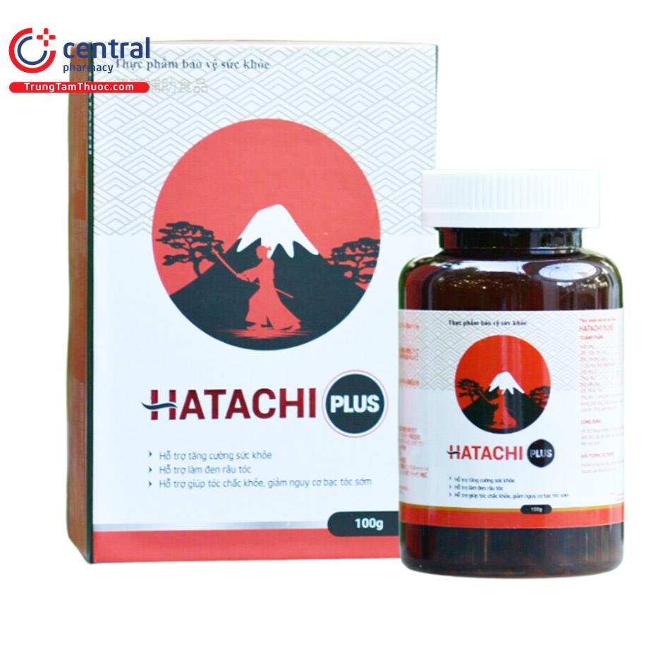 Hatachi Plus hỗ trợ đen tóc ngừa rụng tóc MỚI NHẤT 2023
