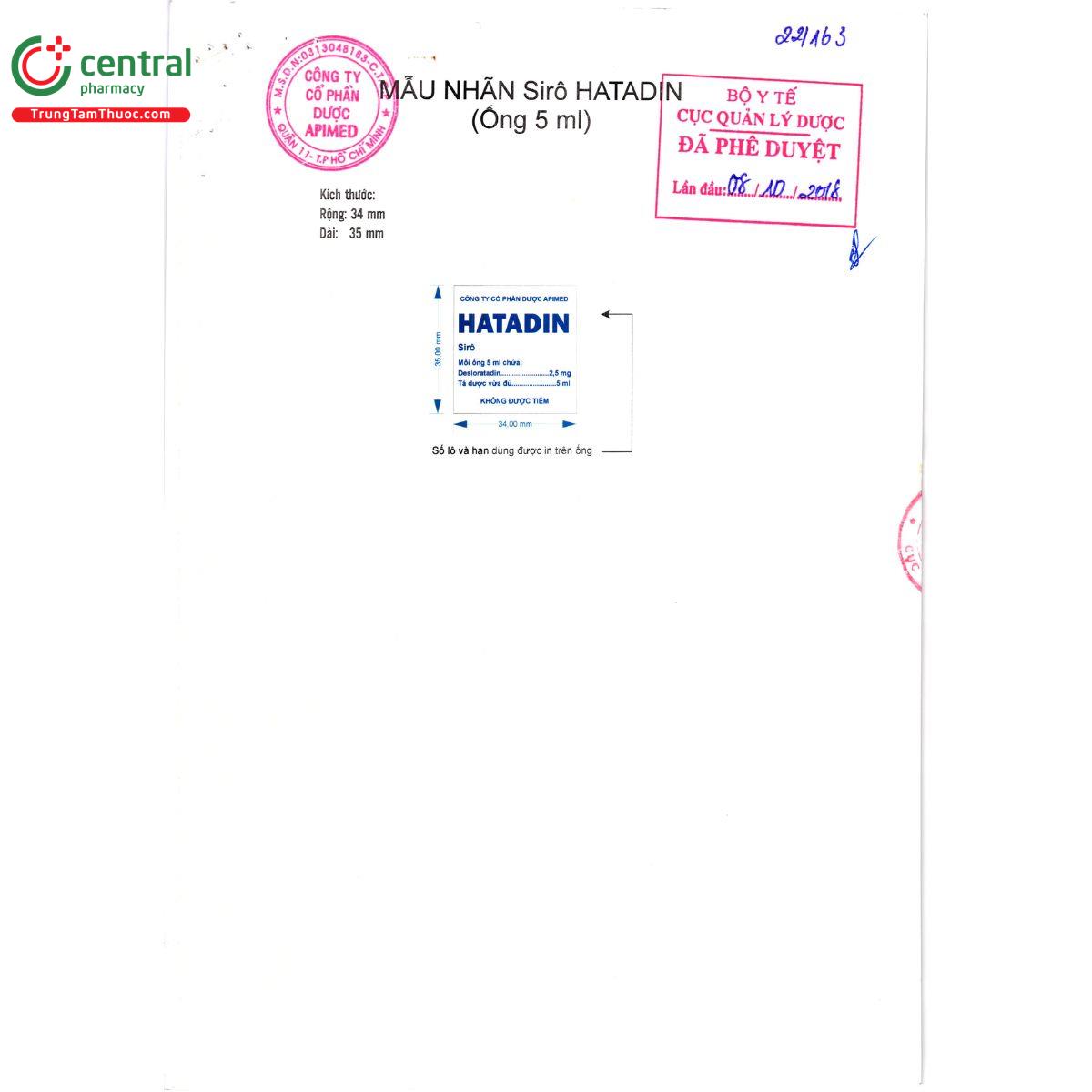 hatadin 2 5 1 Q6150 hatadin 2 5 1 Q6150