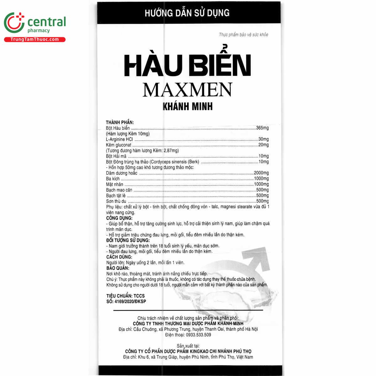 hau bien maxmen 5 B0081