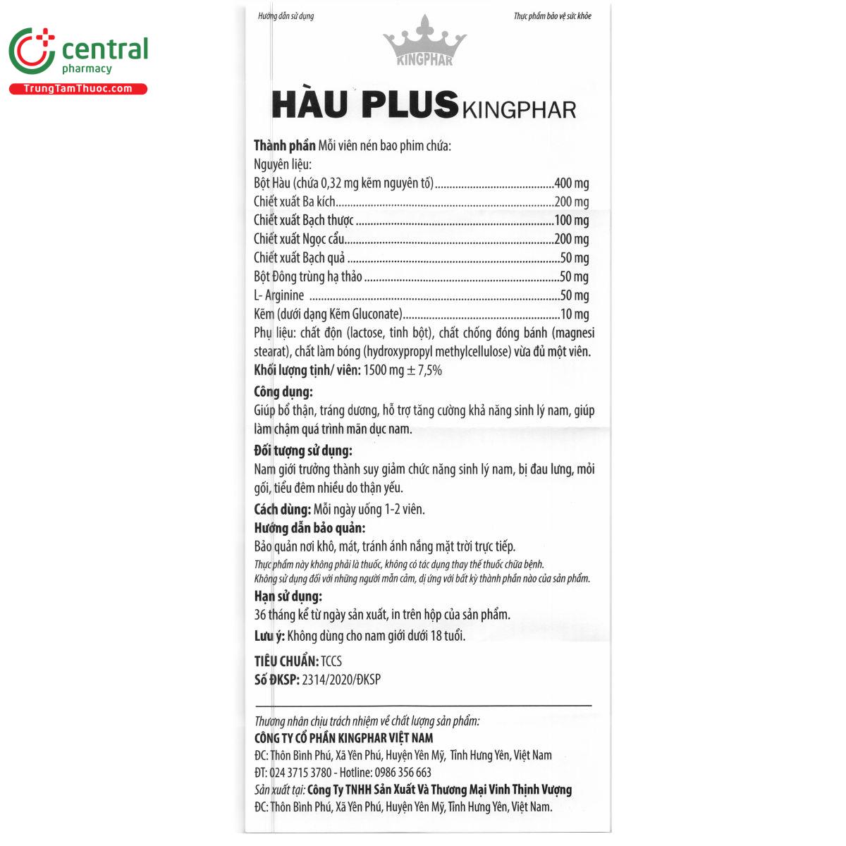 hau plus kingphar 12 A0835